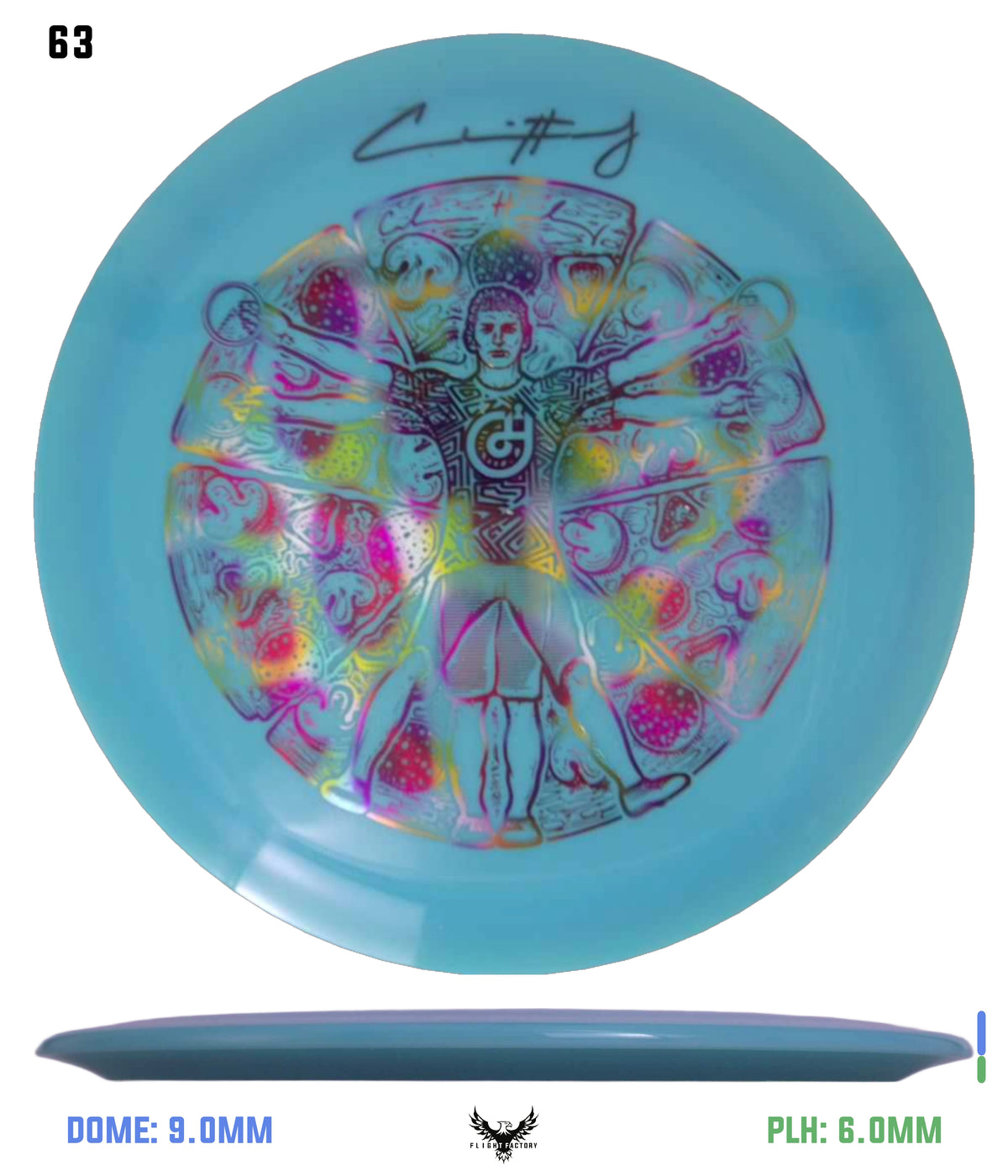 Millennium Sirius Lunar (Glow) Flat Top Draco - Vitruvian Vinny