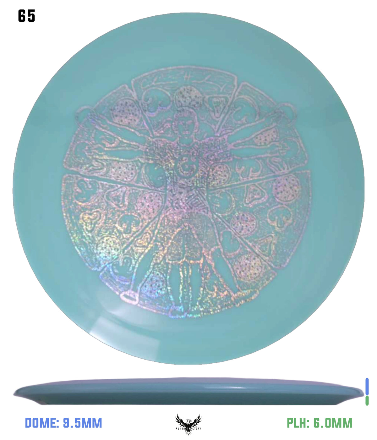 Millennium Sirius Lunar (Glow) Flat Top Draco - Vitruvian Vinny