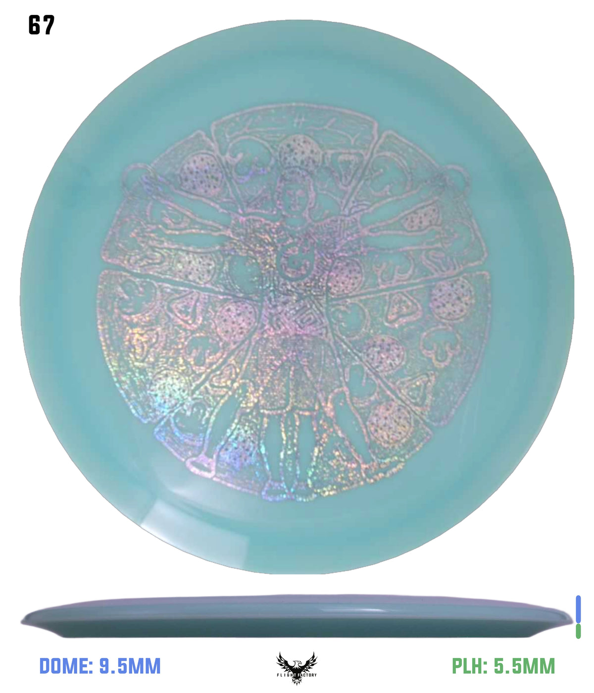 Millennium Sirius Lunar (Glow) Flat Top Draco - Vitruvian Vinny