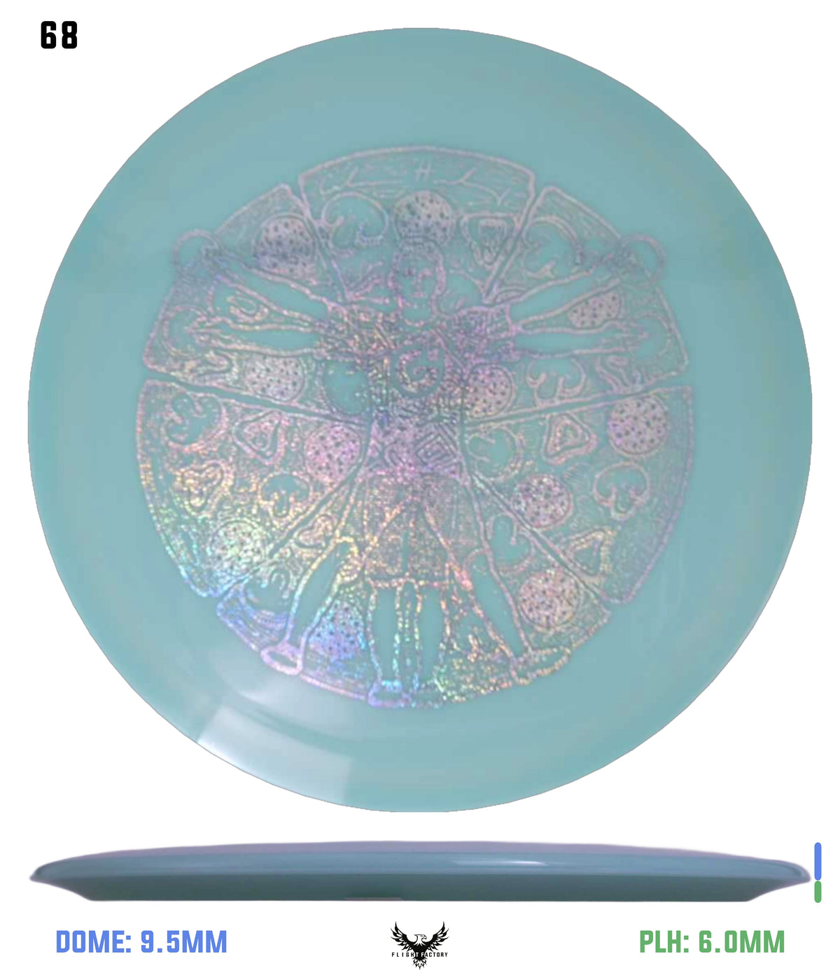 Millennium Sirius Lunar (Glow) Flat Top Draco - Vitruvian Vinny