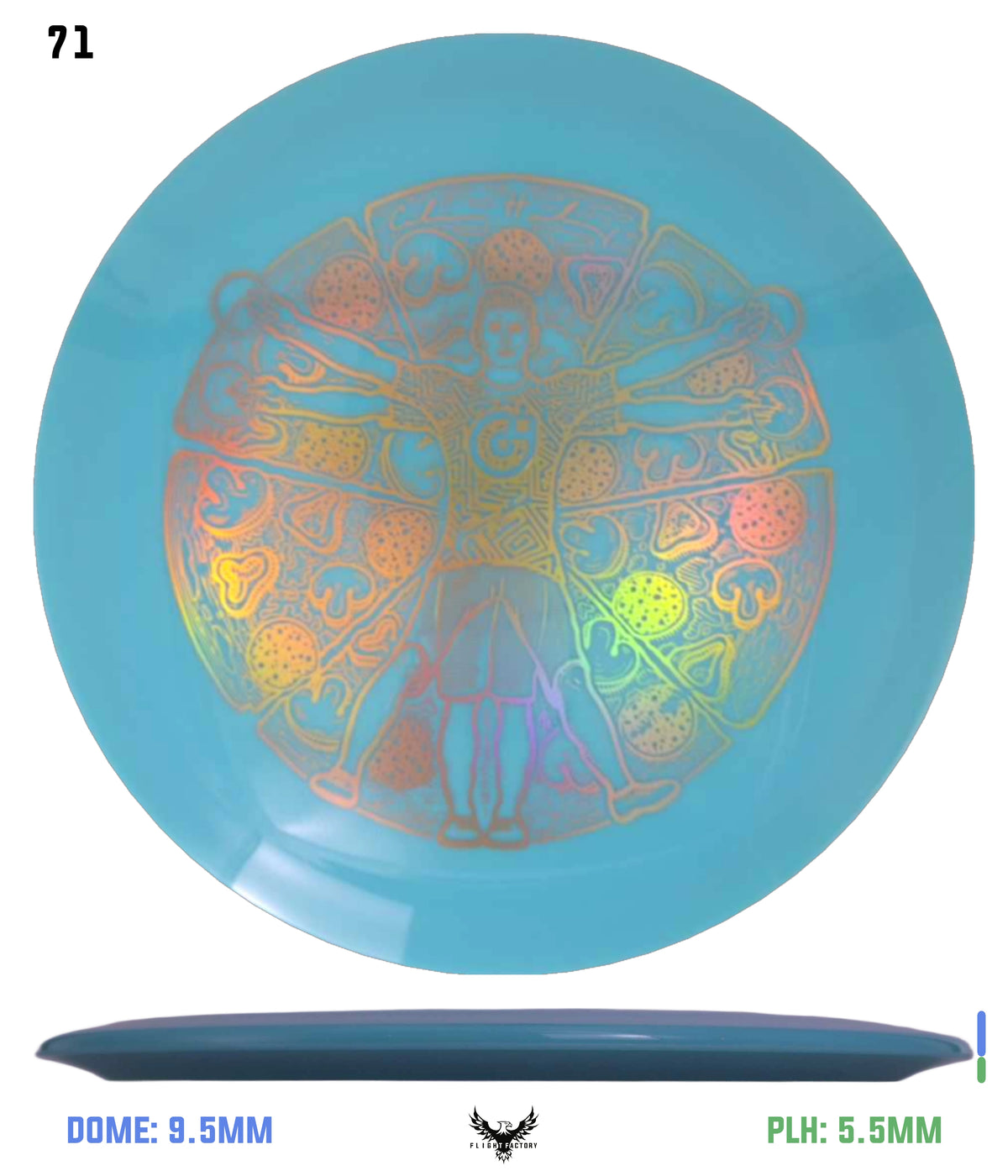 Millennium Sirius Lunar (Glow) Flat Top Draco - Vitruvian Vinny