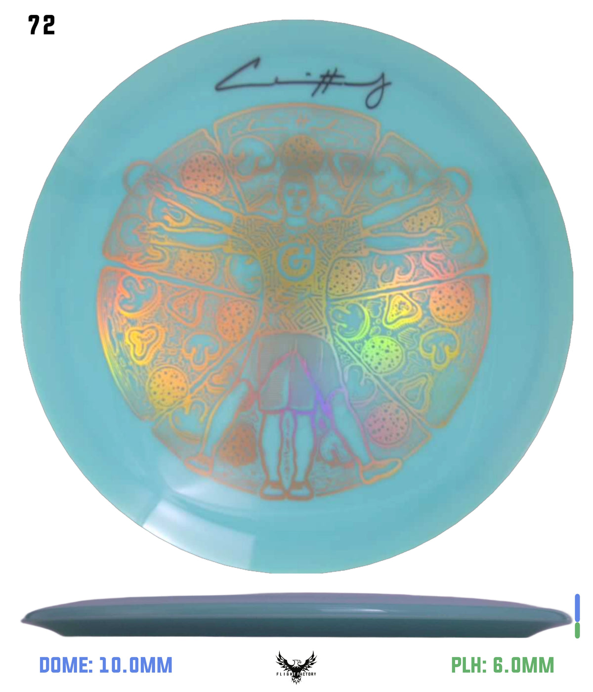 Millennium Sirius Lunar (Glow) Flat Top Draco - Vitruvian Vinny