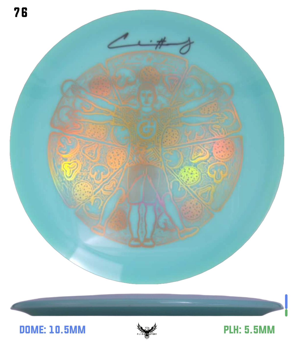 Millennium Sirius Lunar (Glow) Flat Top Draco - Vitruvian Vinny