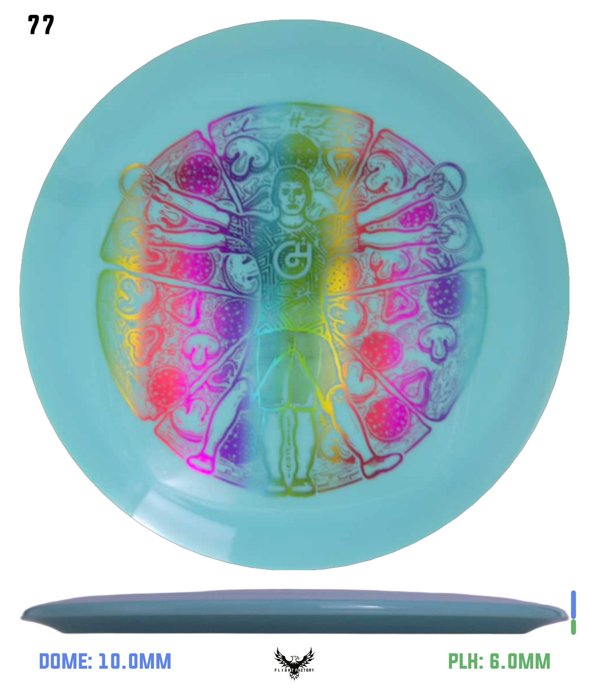 Millennium Sirius Lunar (Glow) Flat Top Draco - Vitruvian Vinny