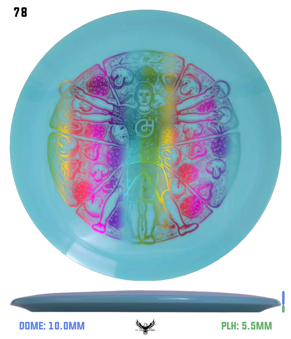 Millennium Sirius Lunar (Glow) Flat Top Draco - Vitruvian Vinny