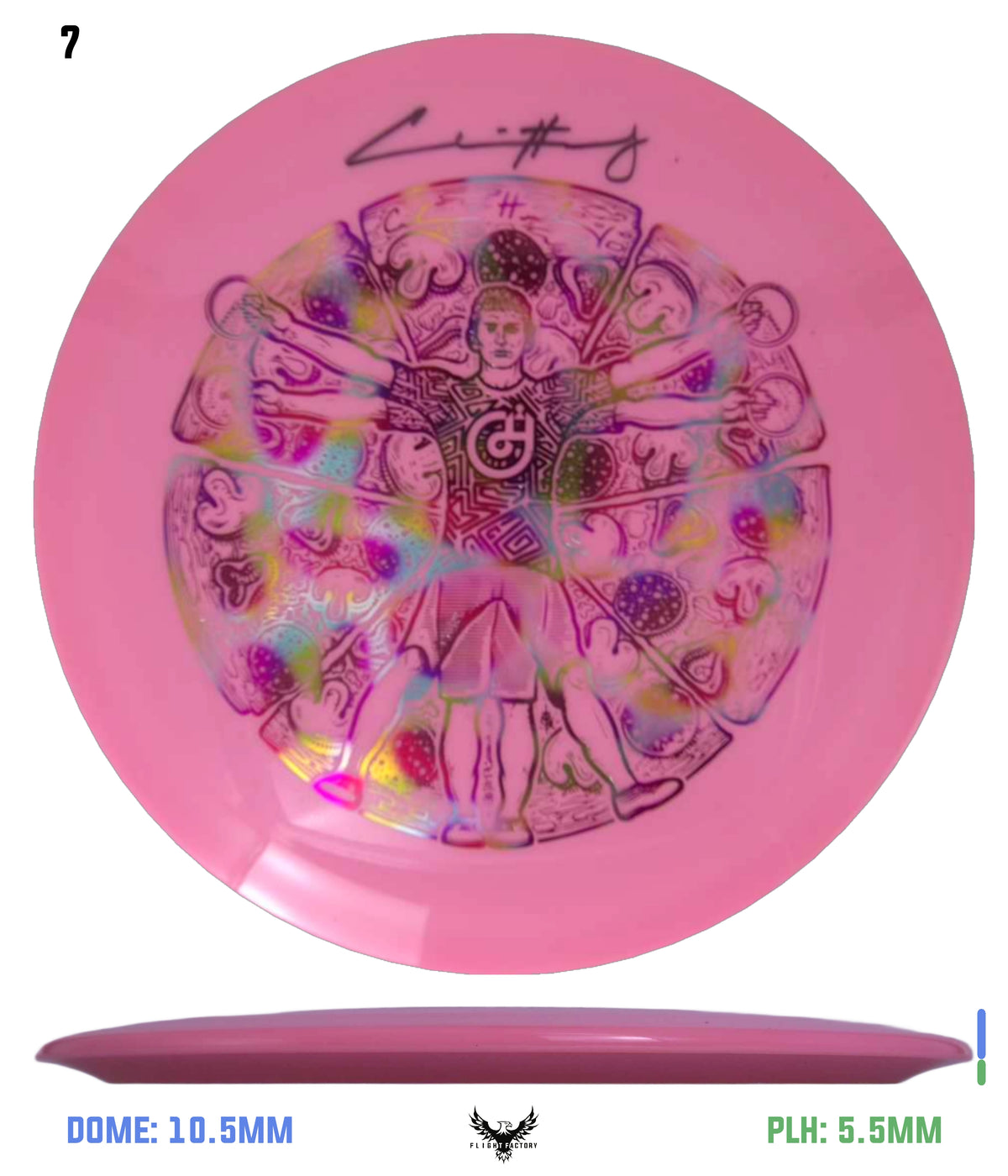 Millennium Sirius Lunar (Glow) Flat Top Draco - Vitruvian Vinny