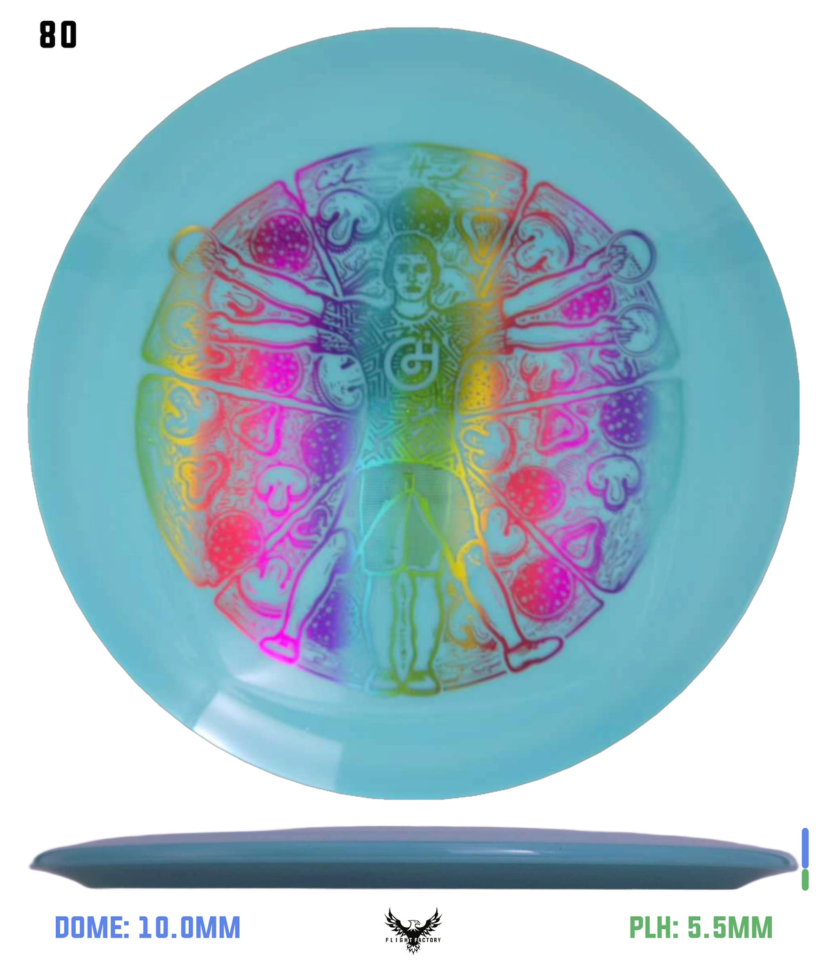 Millennium Sirius Lunar (Glow) Flat Top Draco - Vitruvian Vinny