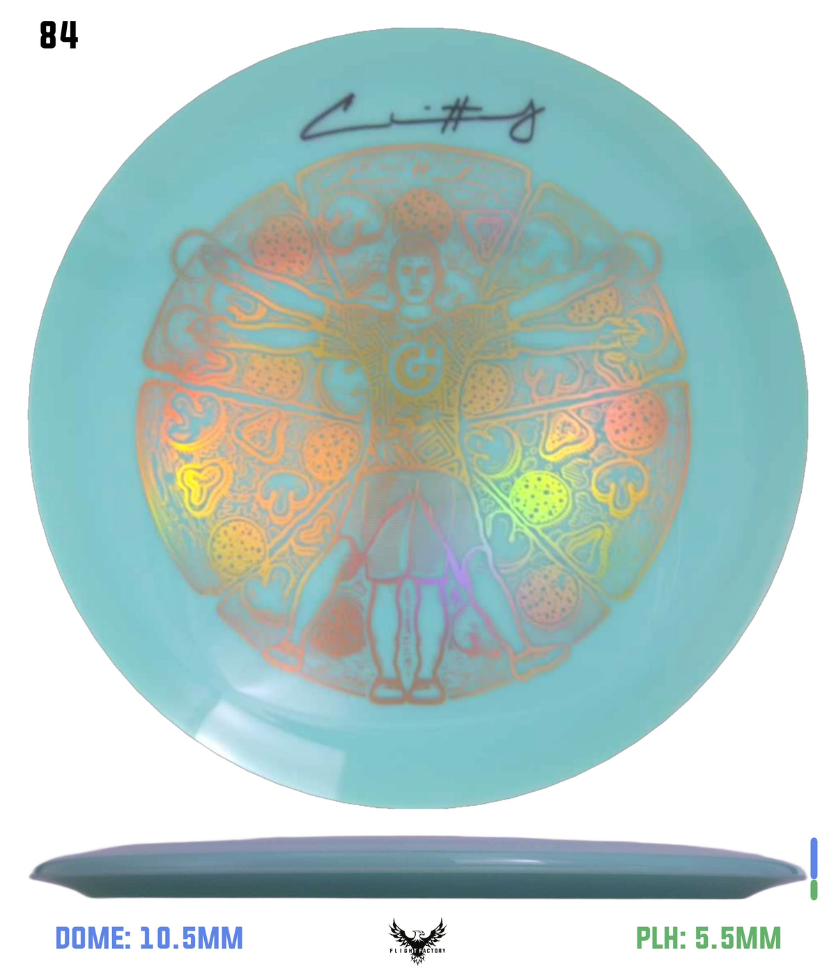 Millennium Sirius Lunar (Glow) Flat Top Draco - Vitruvian Vinny