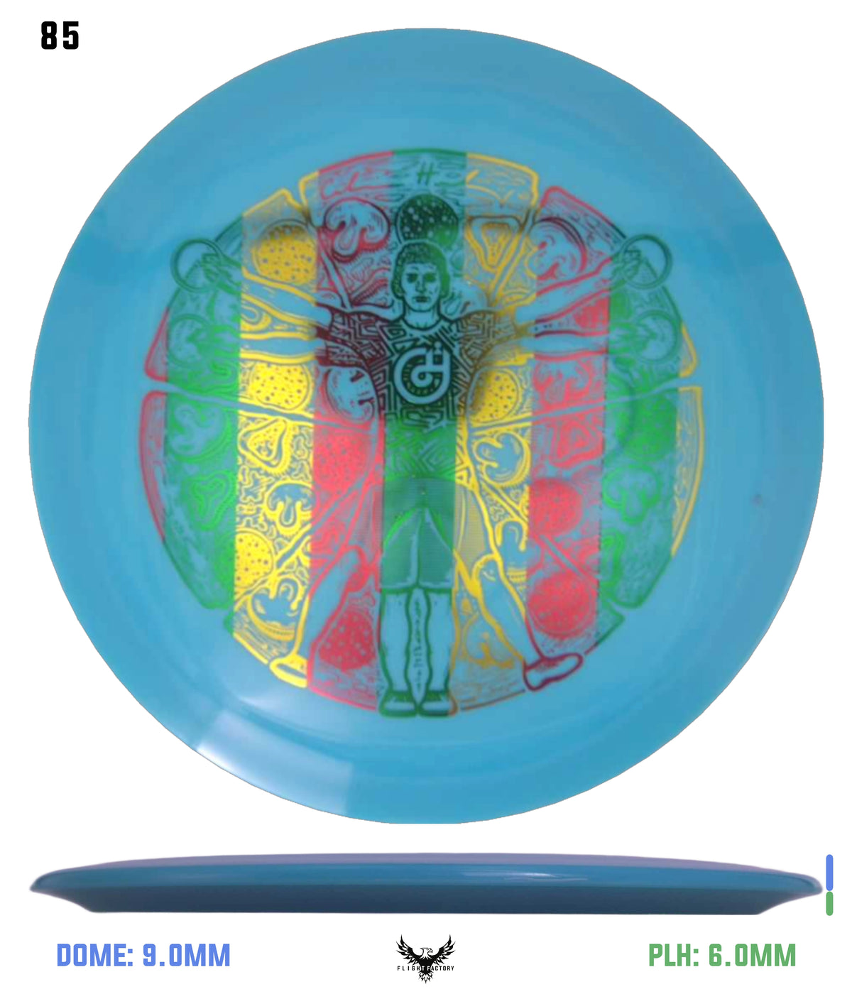 Millennium Sirius Lunar (Glow) Flat Top Draco - Vitruvian Vinny