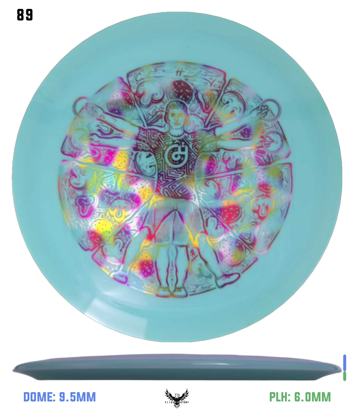 Millennium Sirius Lunar (Glow) Flat Top Draco - Vitruvian Vinny