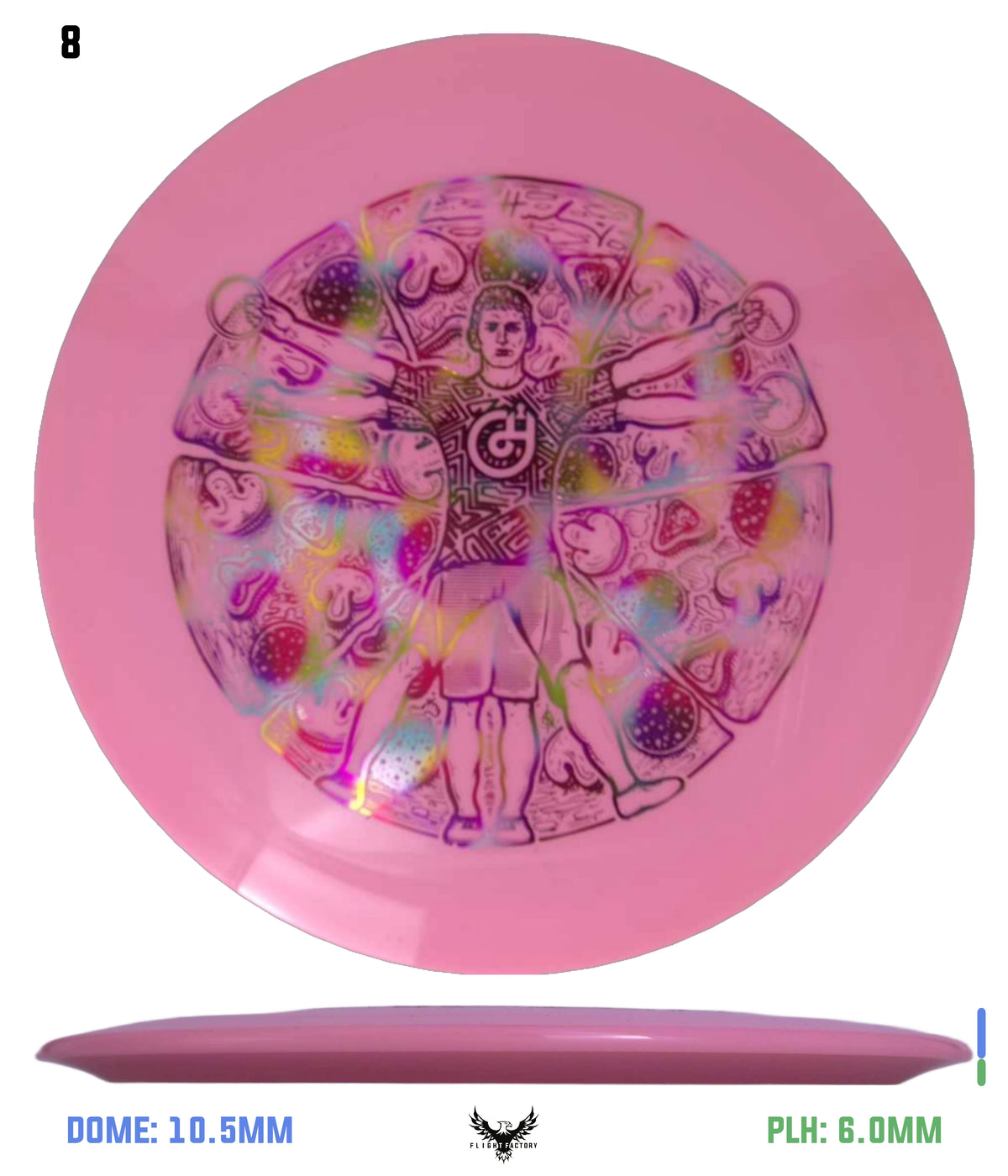 Millennium Sirius Lunar (Glow) Flat Top Draco - Vitruvian Vinny