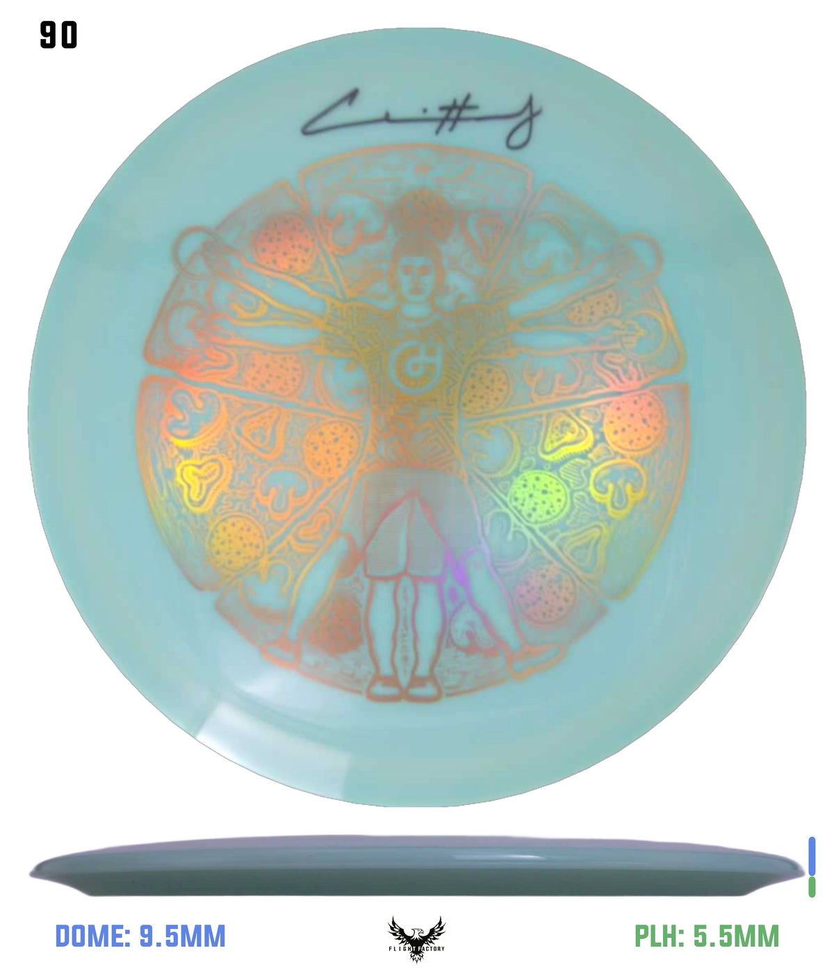 Millennium Sirius Lunar (Glow) Flat Top Draco - Vitruvian Vinny