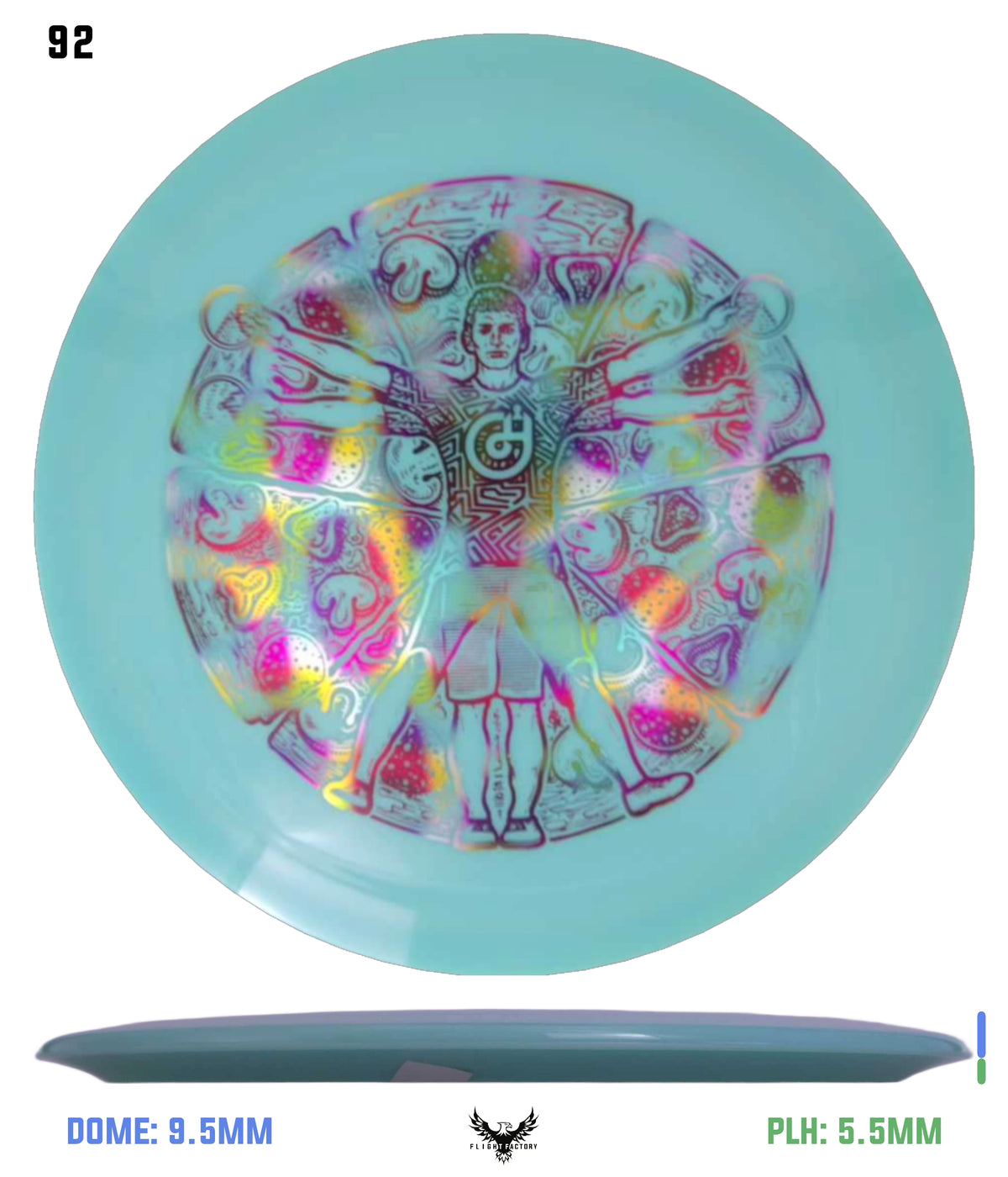 Millennium Sirius Lunar (Glow) Flat Top Draco - Vitruvian Vinny