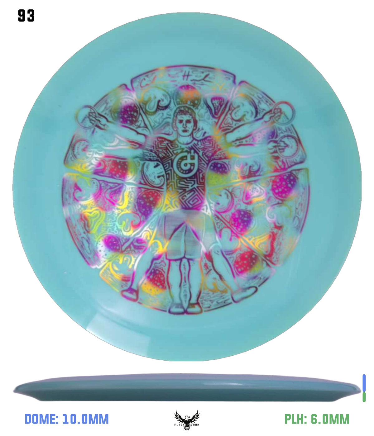 Millennium Sirius Lunar (Glow) Flat Top Draco - Vitruvian Vinny