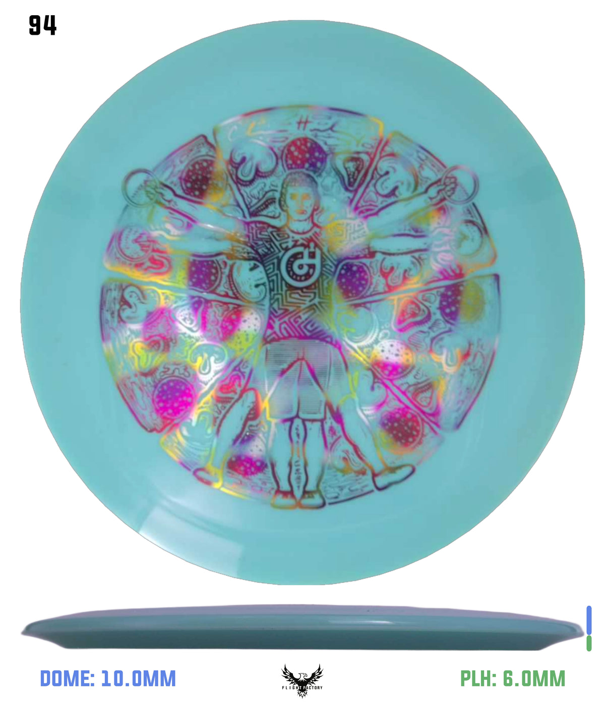 Millennium Sirius Lunar (Glow) Flat Top Draco - Vitruvian Vinny