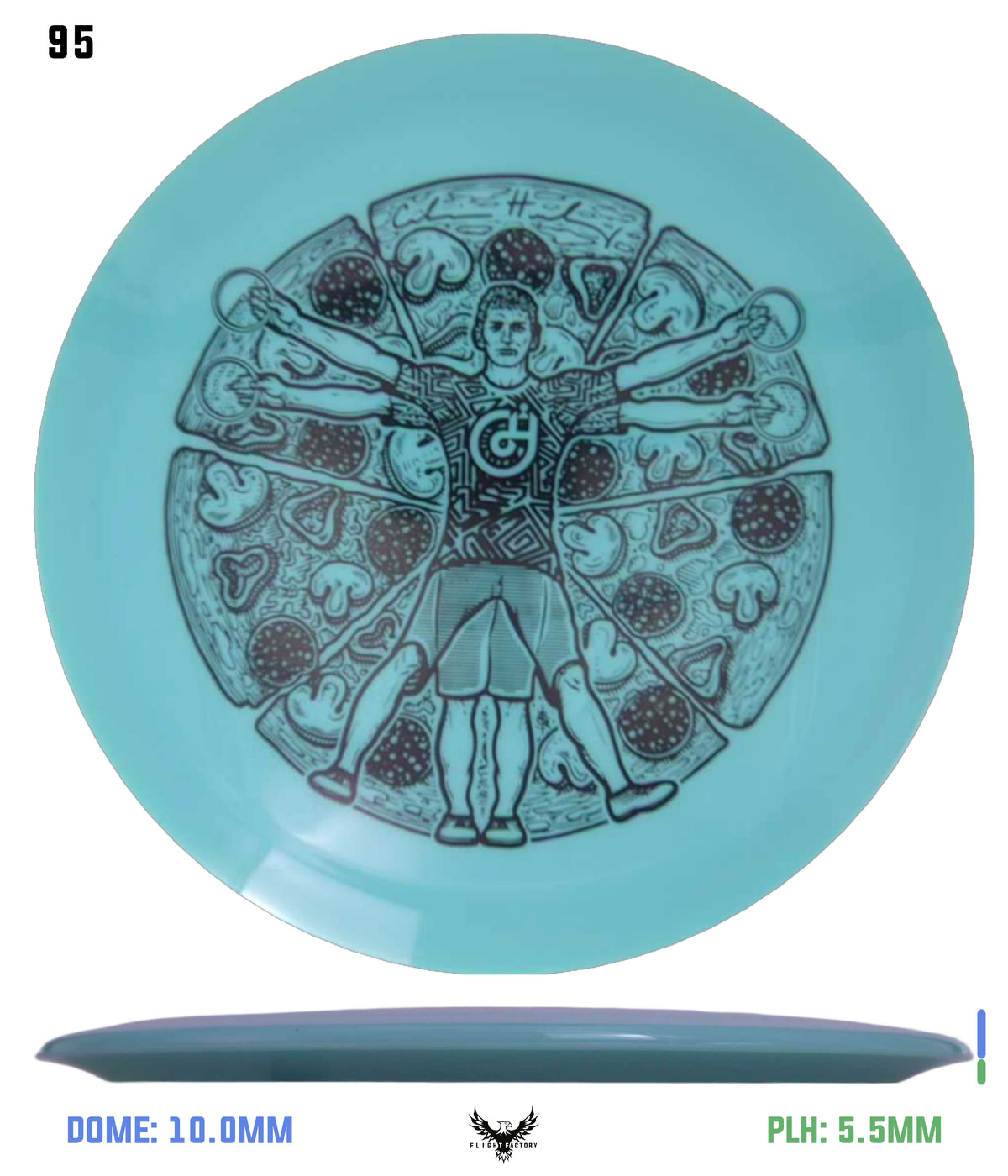 Millennium Sirius Lunar (Glow) Flat Top Draco - Vitruvian Vinny