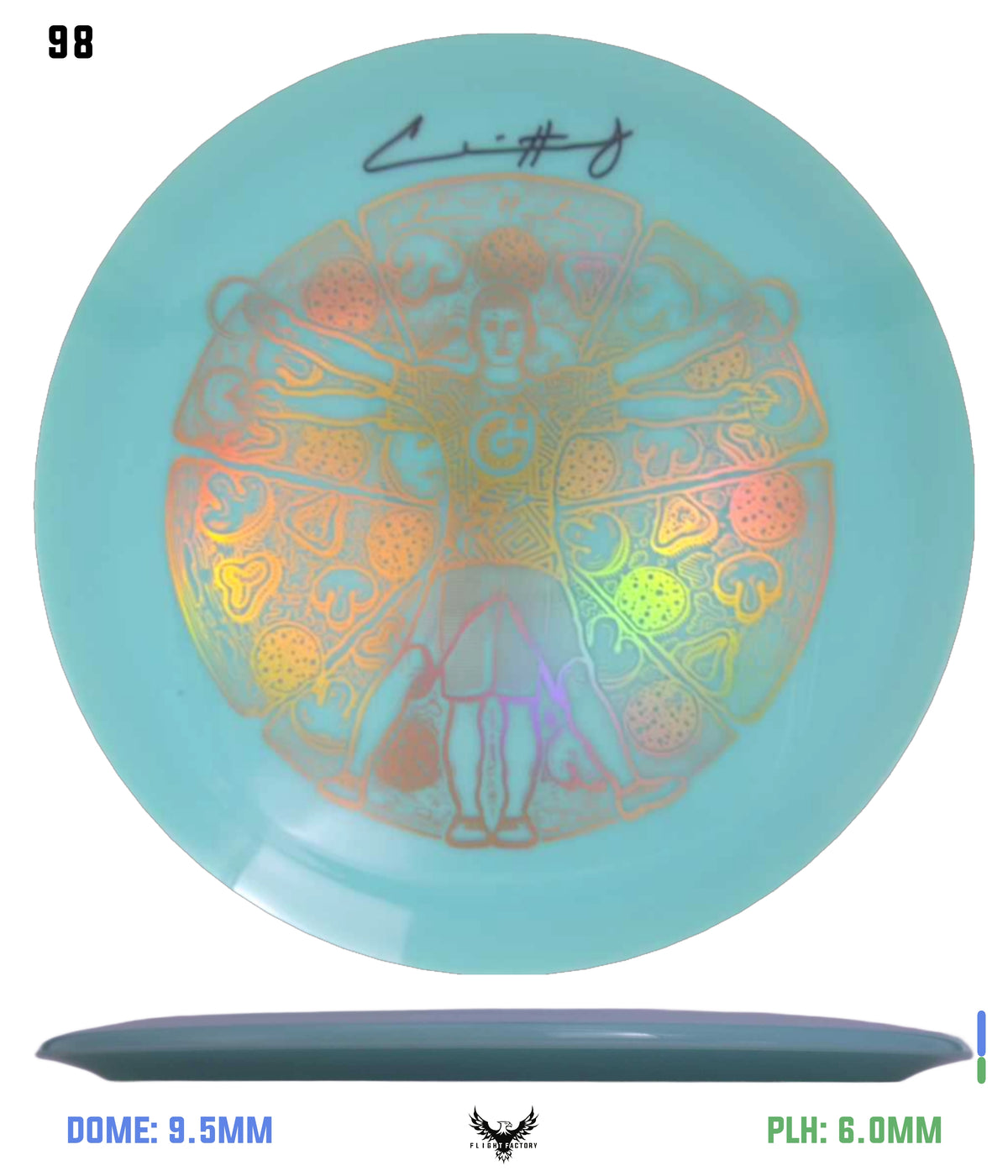 Millennium Sirius Lunar (Glow) Flat Top Draco - Vitruvian Vinny