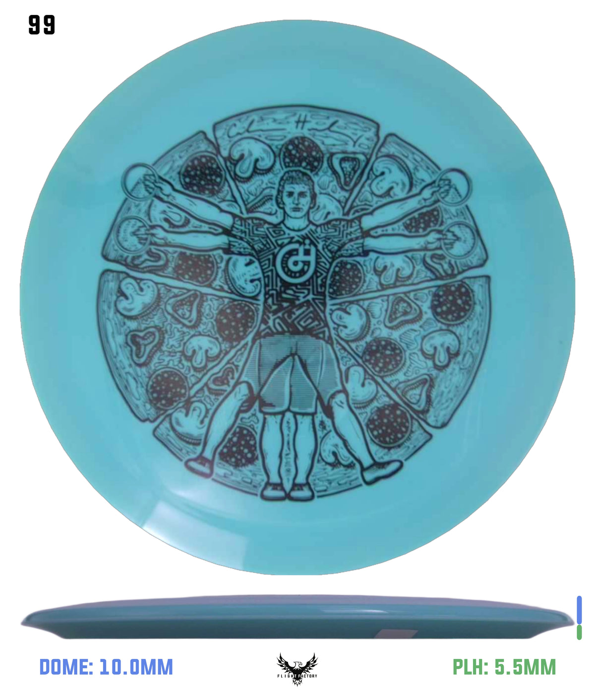 Millennium Sirius Lunar (Glow) Flat Top Draco - Vitruvian Vinny