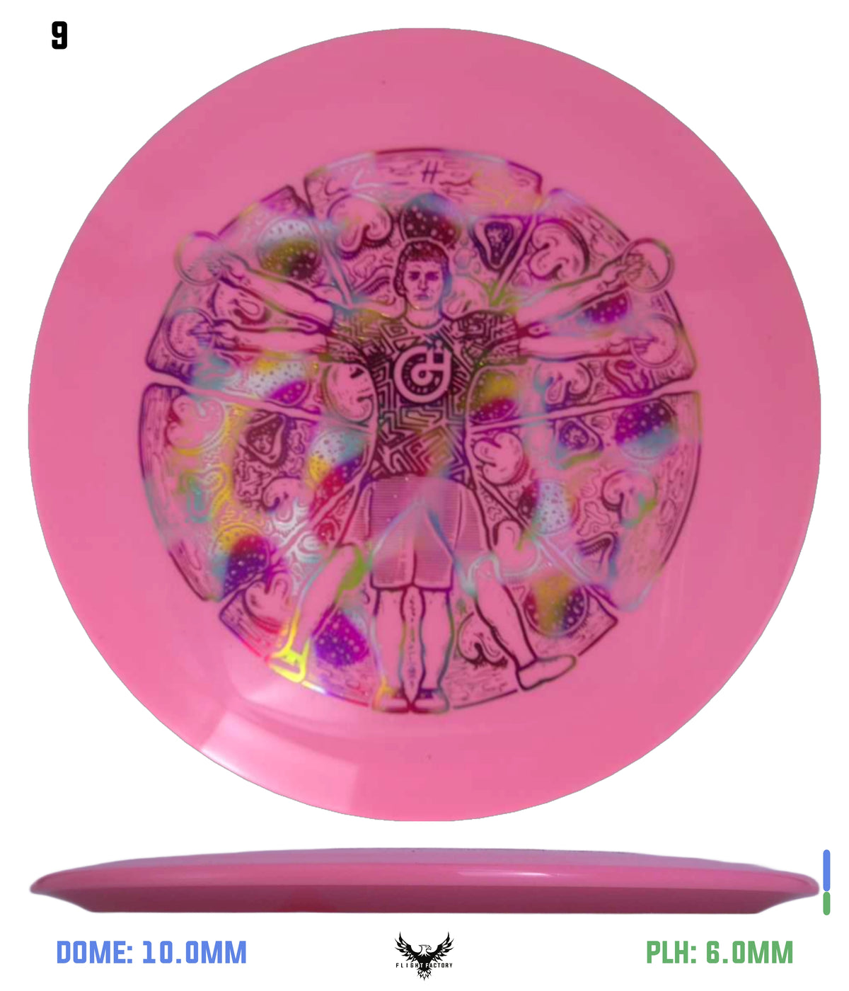 Millennium Sirius Lunar (Glow) Flat Top Draco - Vitruvian Vinny