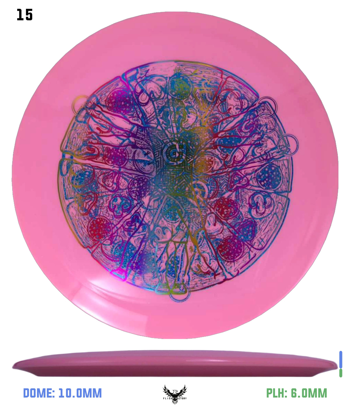 Millennium Sirius Lunar (Glow) Flat Top Draco - Vitruvian Vinny (Misprints)