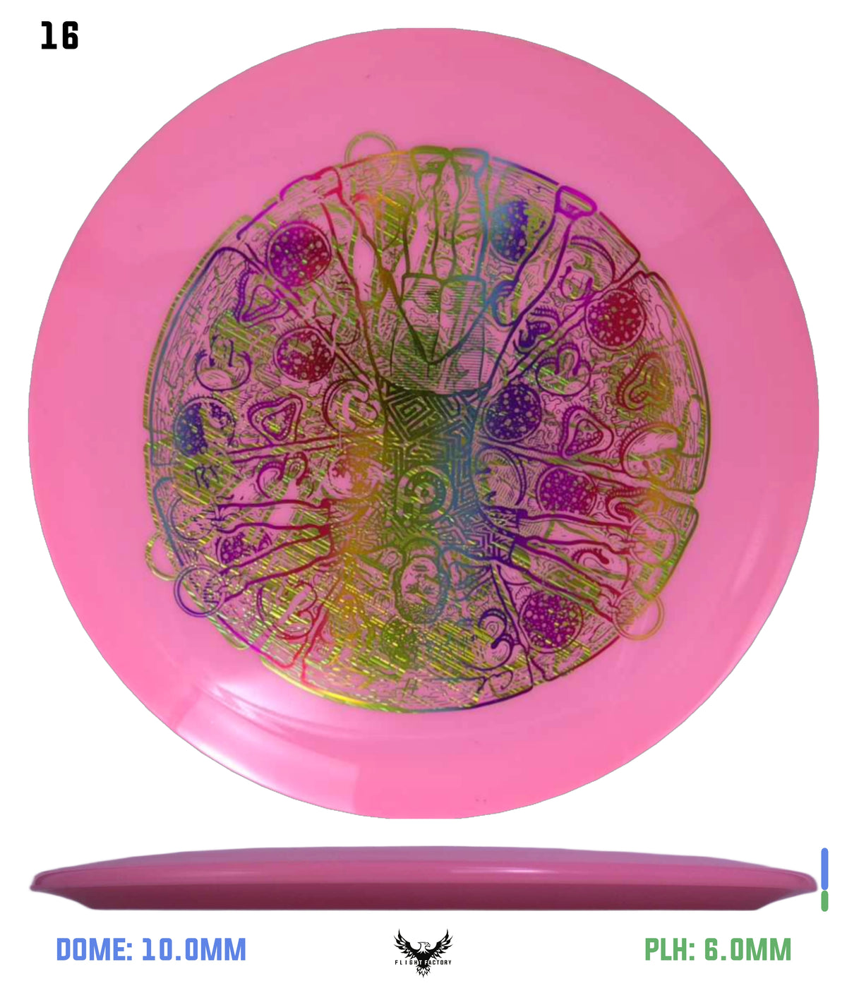 Millennium Sirius Lunar (Glow) Flat Top Draco - Vitruvian Vinny (Misprints)