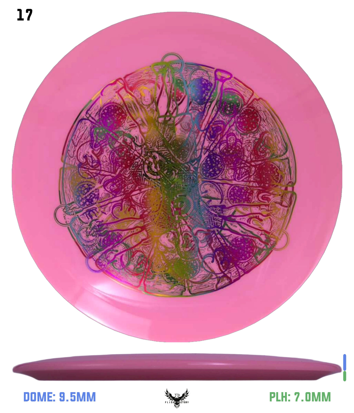 Millennium Sirius Lunar (Glow) Flat Top Draco - Vitruvian Vinny (Misprints)