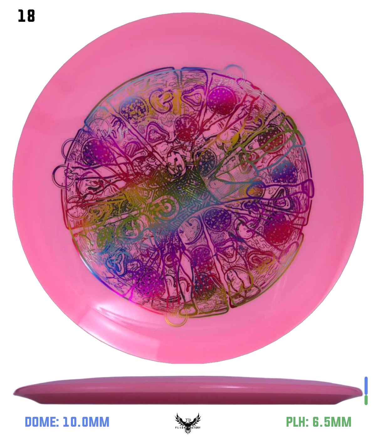 Millennium Sirius Lunar (Glow) Flat Top Draco - Vitruvian Vinny (Misprints)