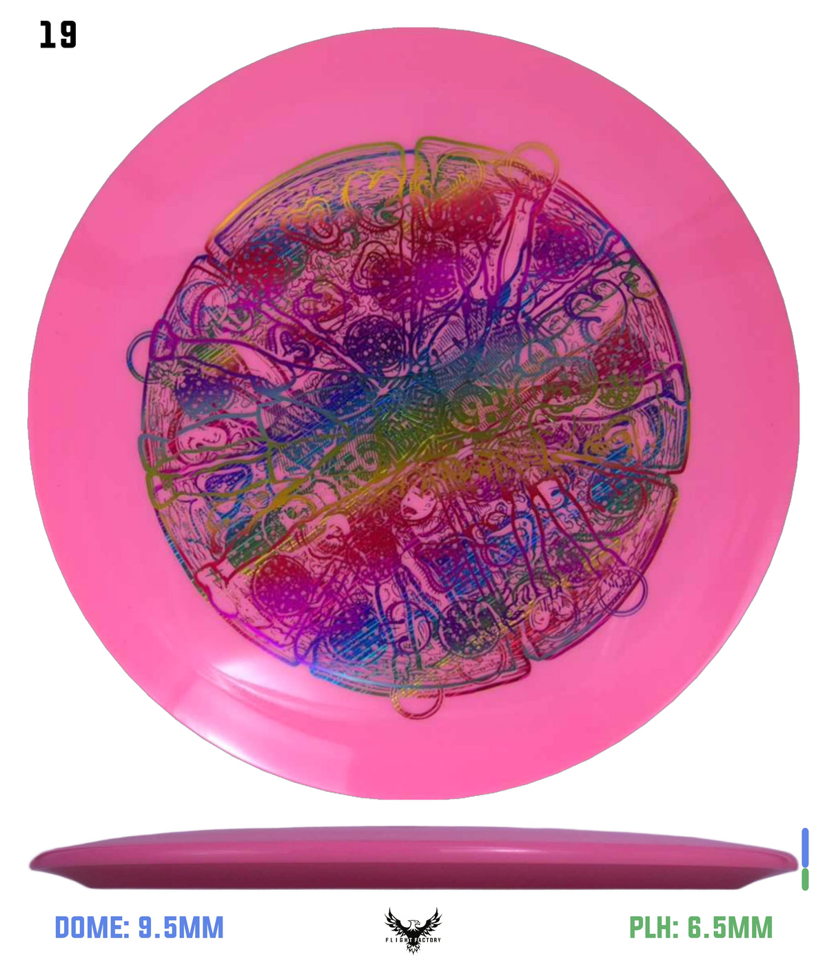 Millennium Sirius Lunar (Glow) Flat Top Draco - Vitruvian Vinny (Misprints)