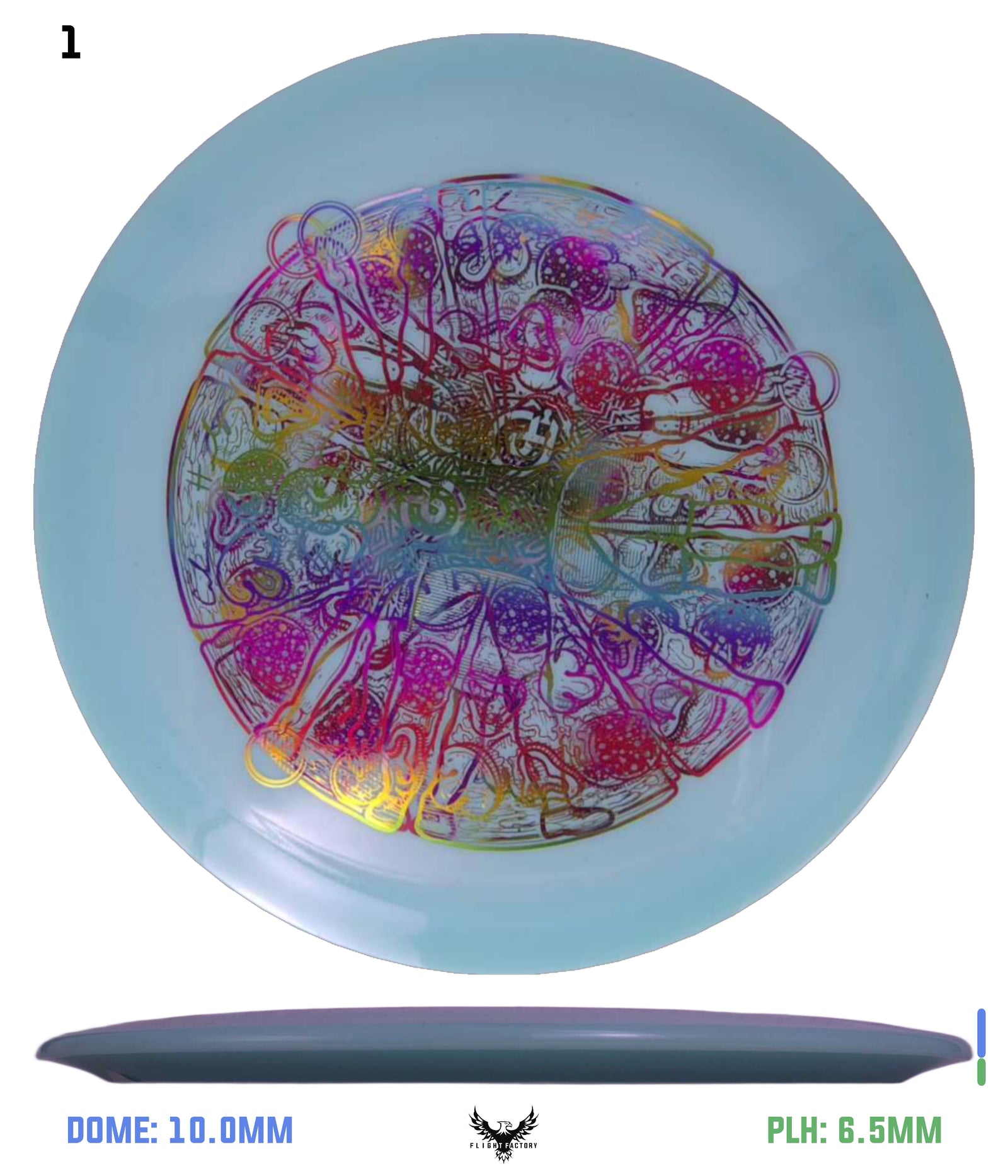 Millennium Sirius Lunar (Glow) Flat Top Draco - Vitruvian Vinny (Misprints)