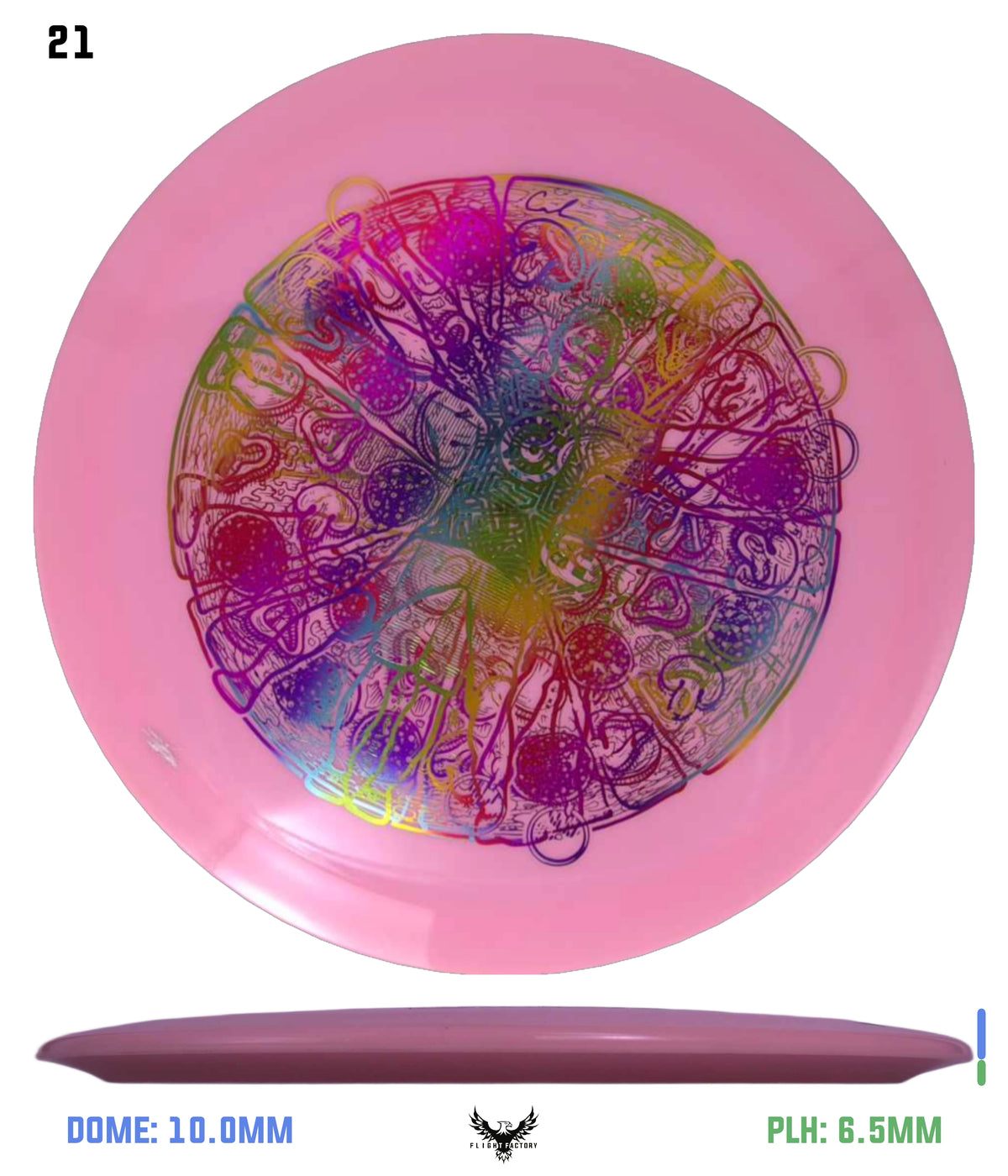 Millennium Sirius Lunar (Glow) Flat Top Draco - Vitruvian Vinny (Misprints)