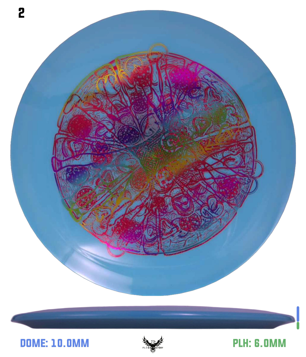 Millennium Sirius Lunar (Glow) Flat Top Draco - Vitruvian Vinny (Misprints)