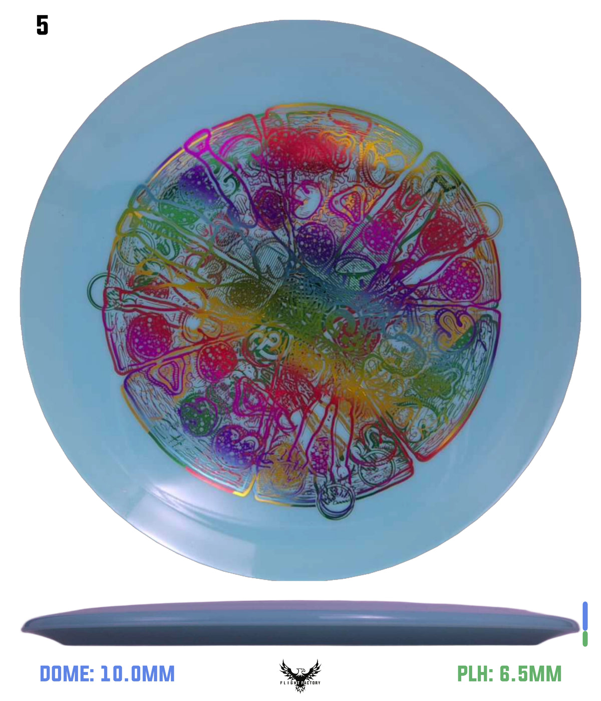 Millennium Sirius Lunar (Glow) Flat Top Draco - Vitruvian Vinny (Misprints)