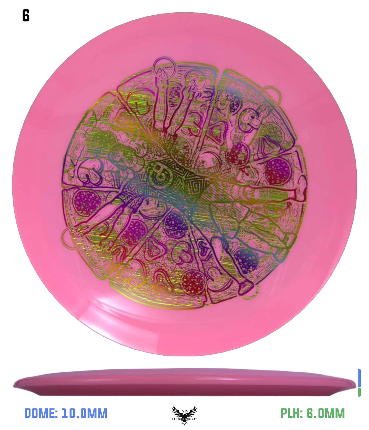 Millennium Sirius Lunar (Glow) Flat Top Draco - Vitruvian Vinny (Misprints)