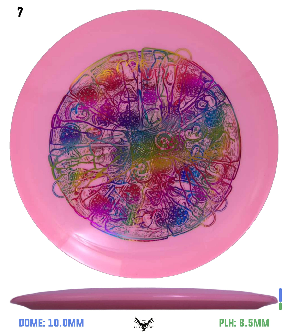 Millennium Sirius Lunar (Glow) Flat Top Draco - Vitruvian Vinny (Misprints)