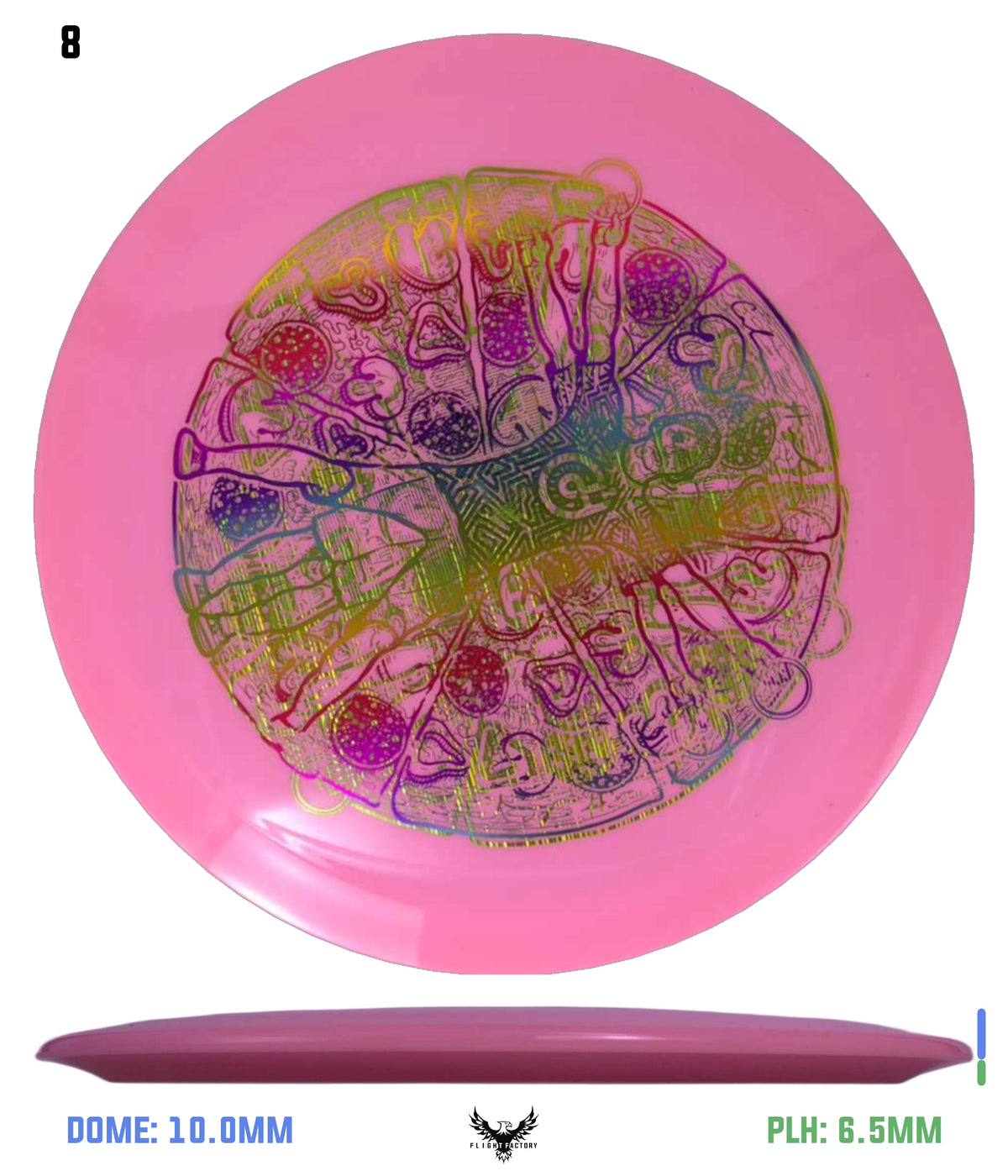 Millennium Sirius Lunar (Glow) Flat Top Draco - Vitruvian Vinny (Misprints)