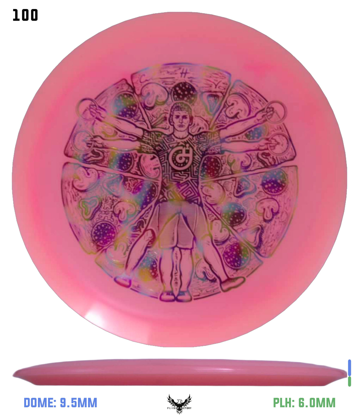 Millennium Quantum Lunar (Glow) Flat Top Vela - Vitruvian Vinny