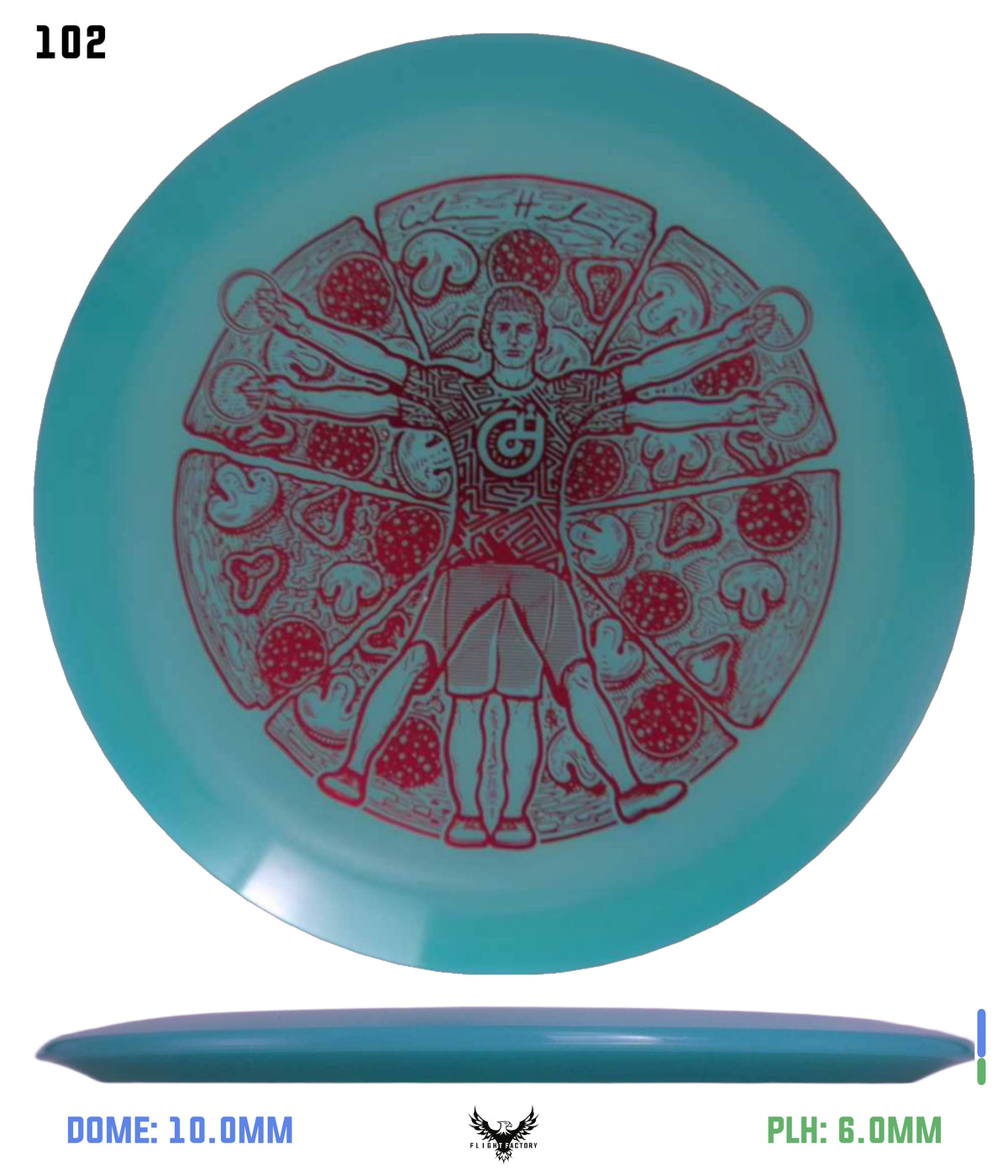 Millennium Quantum Lunar (Glow) Flat Top Vela - Vitruvian Vinny