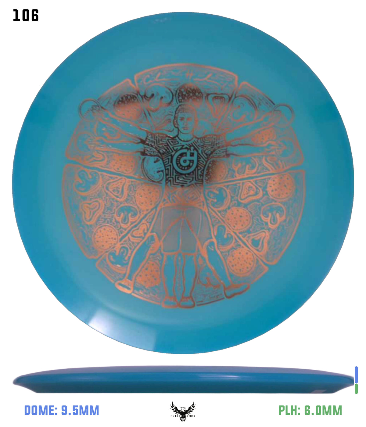 Millennium Quantum Lunar (Glow) Flat Top Vela - Vitruvian Vinny