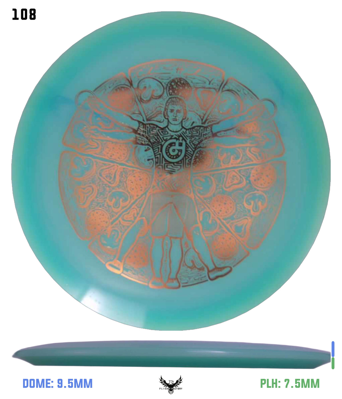 Millennium Quantum Lunar (Glow) Flat Top Vela - Vitruvian Vinny