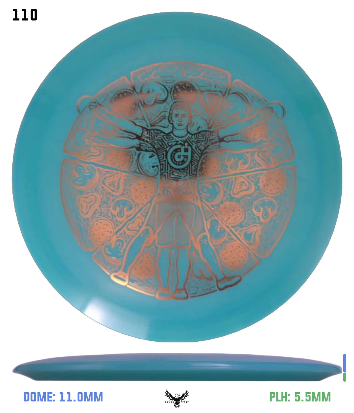 Millennium Quantum Lunar (Glow) Flat Top Vela - Vitruvian Vinny