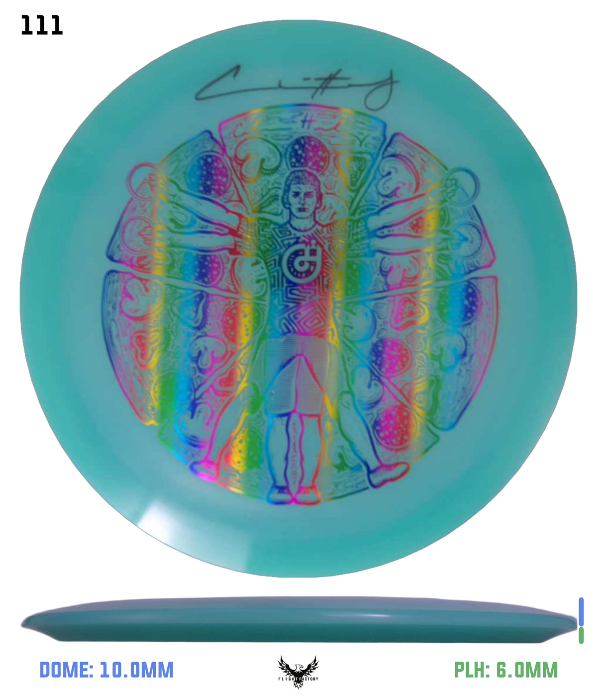 Millennium Quantum Lunar (Glow) Flat Top Vela - Vitruvian Vinny