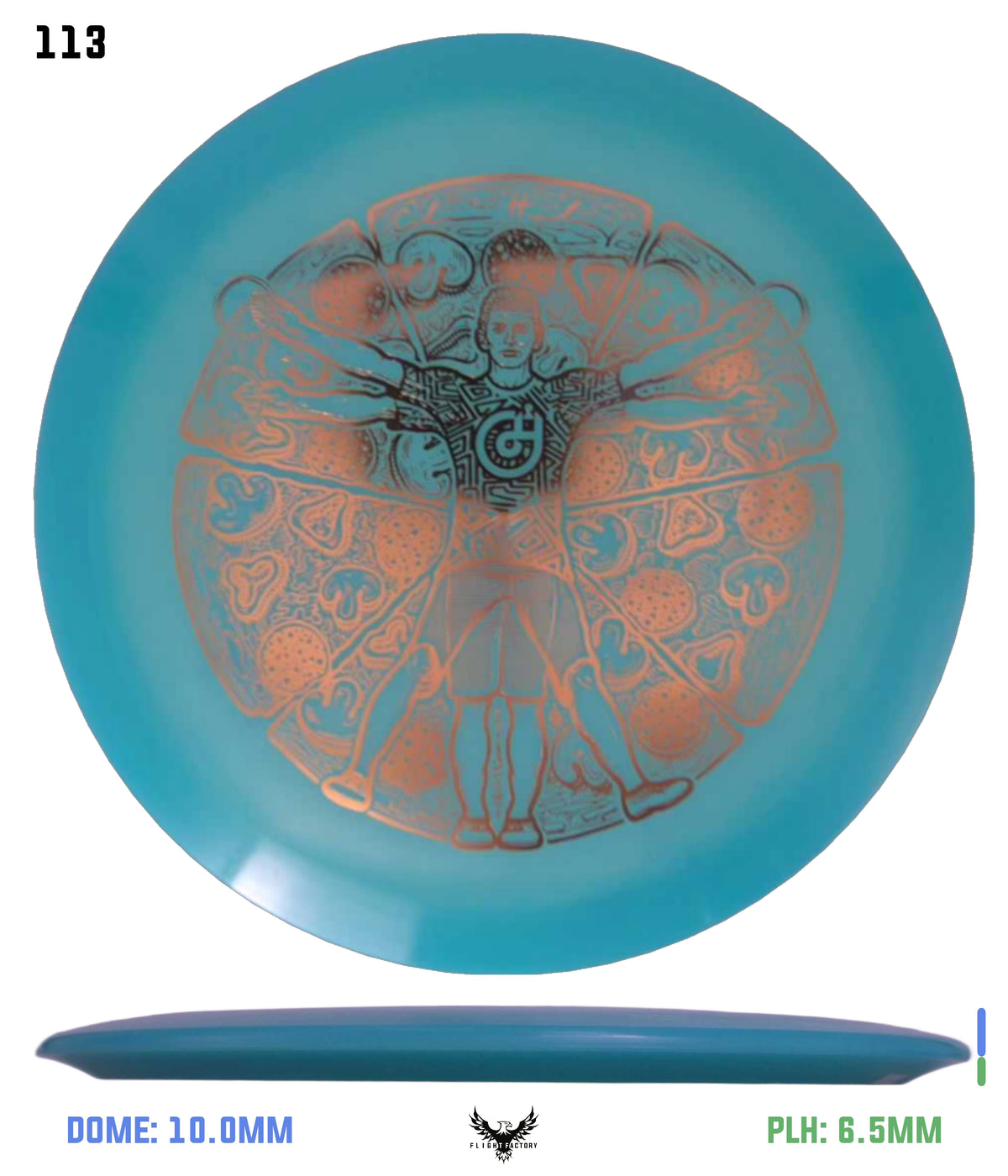 Millennium Quantum Lunar (Glow) Flat Top Vela - Vitruvian Vinny