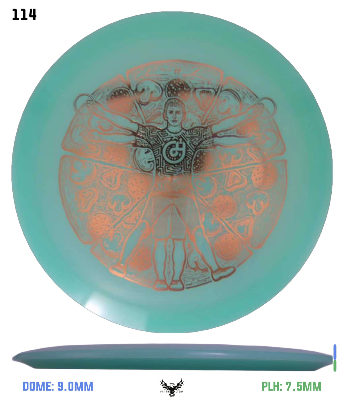 Millennium Quantum Lunar (Glow) Flat Top Vela - Vitruvian Vinny