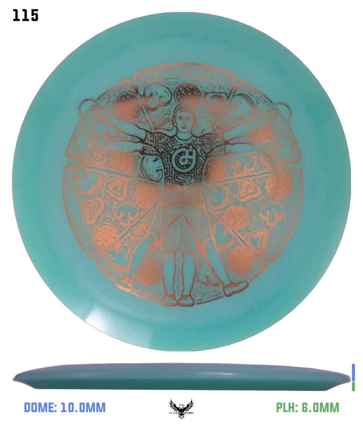 Millennium Quantum Lunar (Glow) Flat Top Vela - Vitruvian Vinny