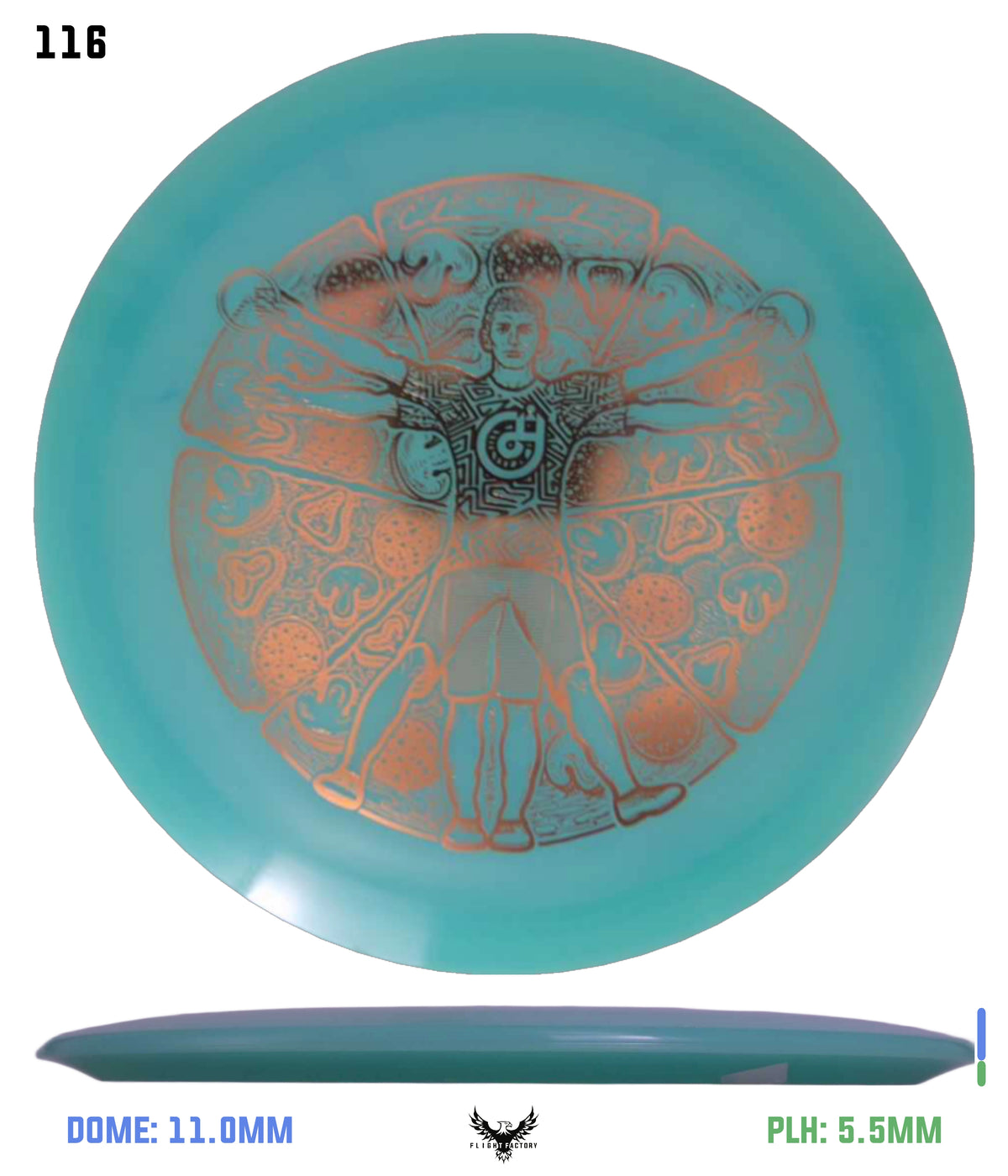 Millennium Quantum Lunar (Glow) Flat Top Vela - Vitruvian Vinny