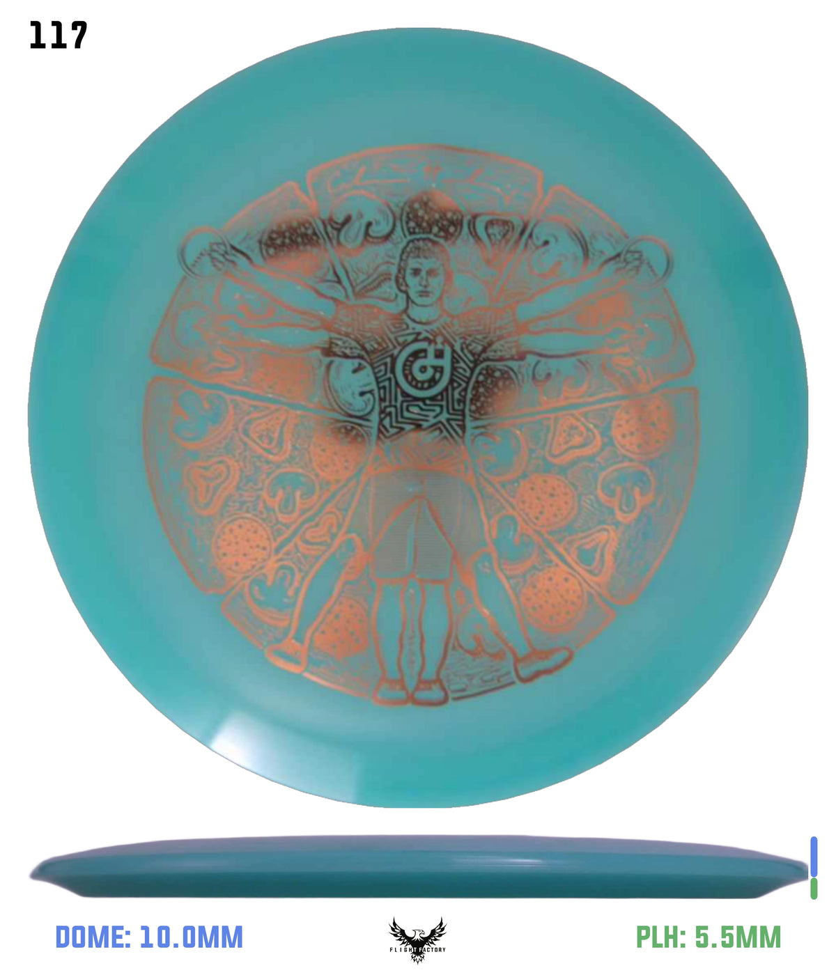 Millennium Quantum Lunar (Glow) Flat Top Vela - Vitruvian Vinny