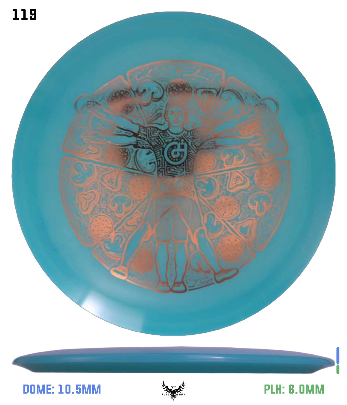 Millennium Quantum Lunar (Glow) Flat Top Vela - Vitruvian Vinny