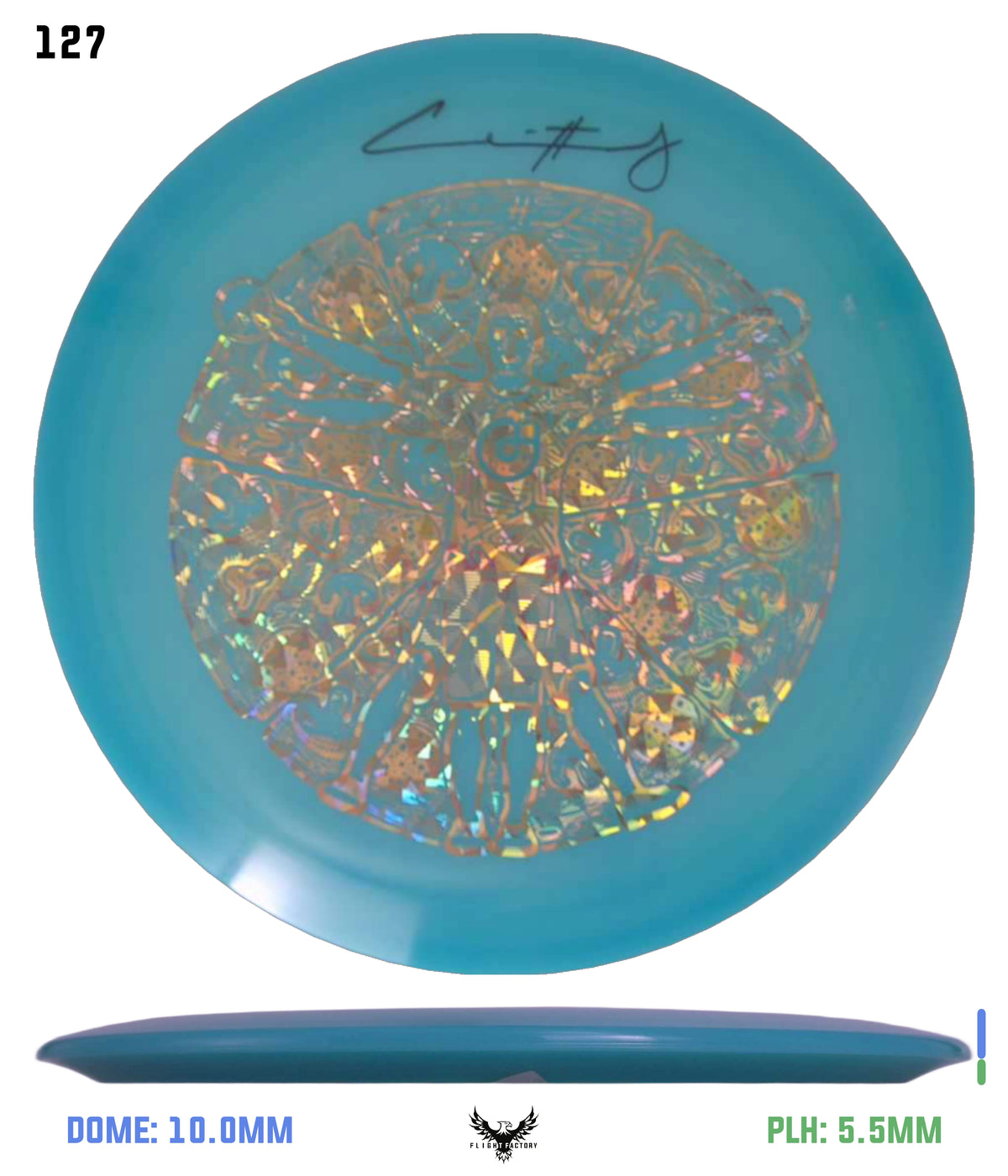 Millennium Quantum Lunar (Glow) Flat Top Vela - Vitruvian Vinny