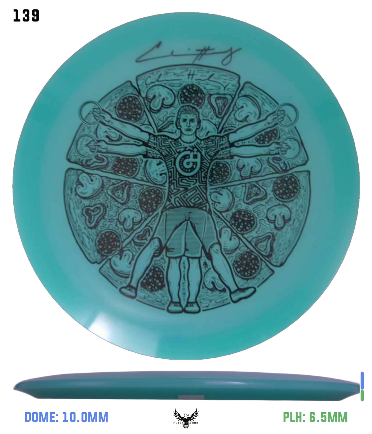 Millennium Quantum Lunar (Glow) Flat Top Vela - Vitruvian Vinny