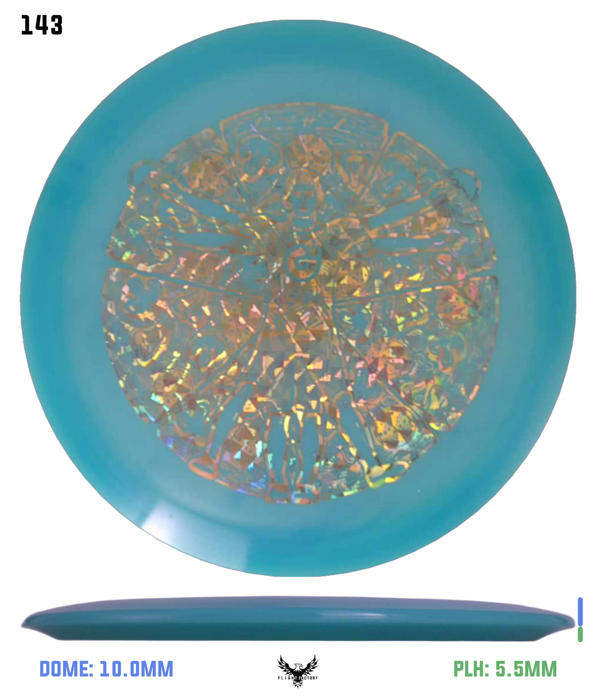 Millennium Quantum Lunar (Glow) Flat Top Vela - Vitruvian Vinny